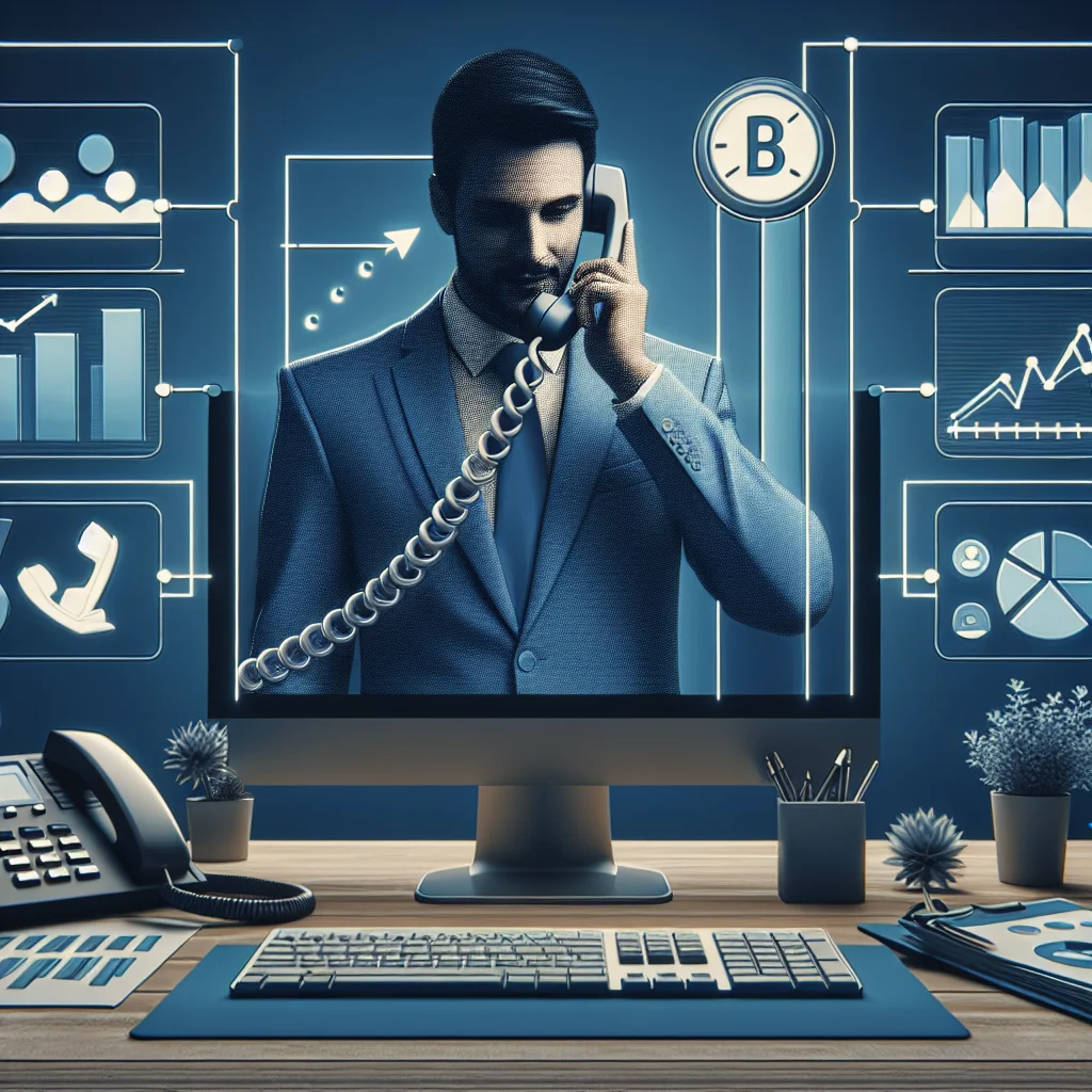 Qual a abordagem mais comum de Cold Calling nas vendas B2B?